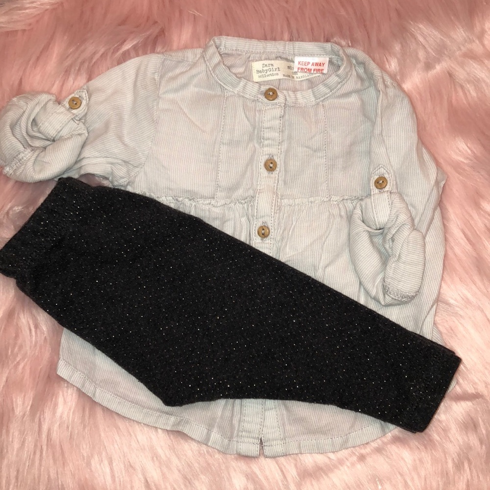 Brand new Zara baby girl set!